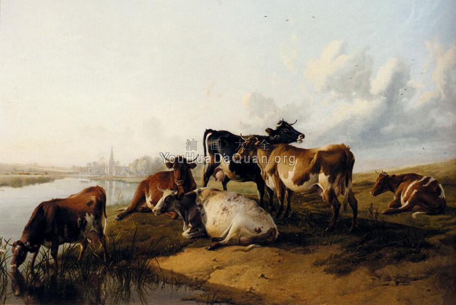 The Church Meadows - 托马斯·辛德尼·库珀